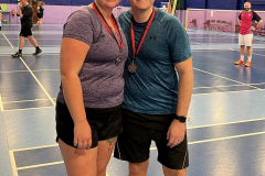 Mixed Doubles Runners Up: Carys Wylie & Michael Wylie (Eaglesham)