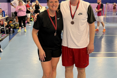 Mixed Doubles Consolation Runners Up: Claire Rae & Paul Molloy (Old Parish)