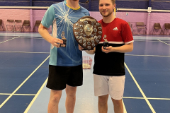 Men's Doubles CHampions: Sam Hume & Ross Dick (Eaglesham)