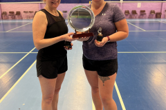 Women's Doubles Champions: Gilliam Williamson (Eaglesham) & Carys Wylie (Newton Mearns)