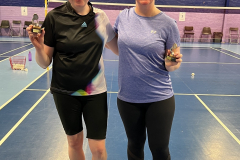 Women's Doubles Consolation Winners: Elizabeth McAuley (Netherlee) & Rachel Denholm (Orchardhill)