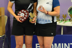 Women's singles champion and runner up