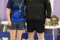 Mixed doubles consolation winners