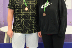 Balloted mixed doubles consolation winners